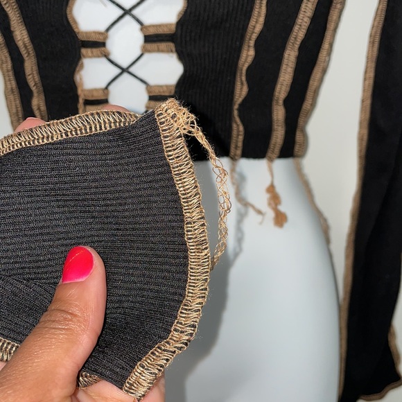 Lace up bandage crop top - Picture 4 of 5